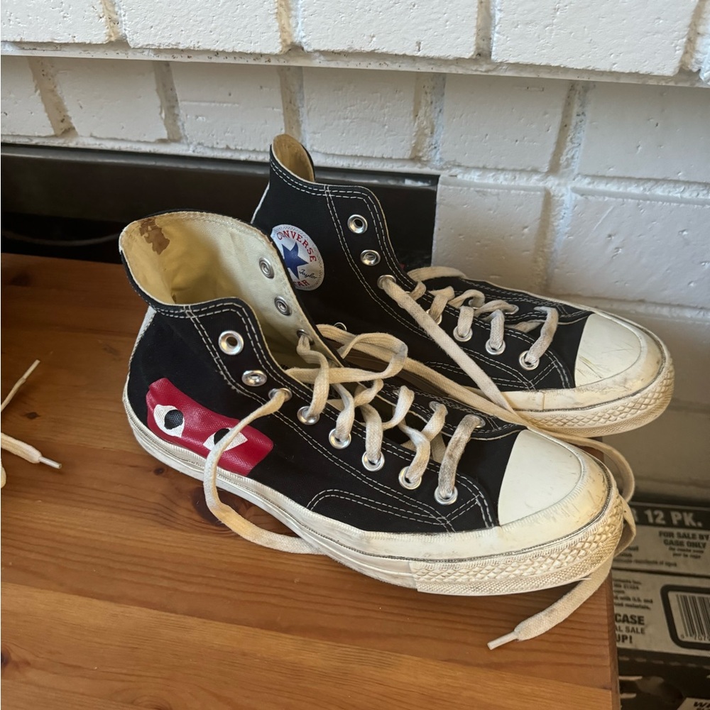 Converse x Comme Des Garcon CDG Chuck Taylor 70 high Play Black